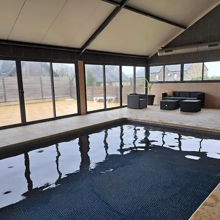 La Chaumiere Avec Piscine Privee, A 5 Minutes Du Mont St-Michel Villa Huisnes-sur-Mer Exterior photo